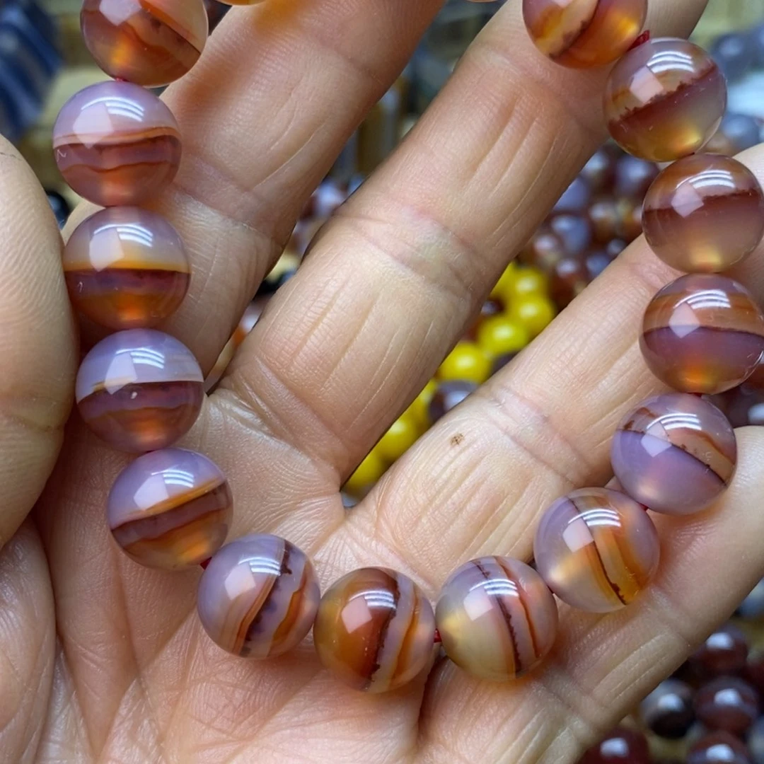 玛瑙/玉髓手链未镶嵌周*