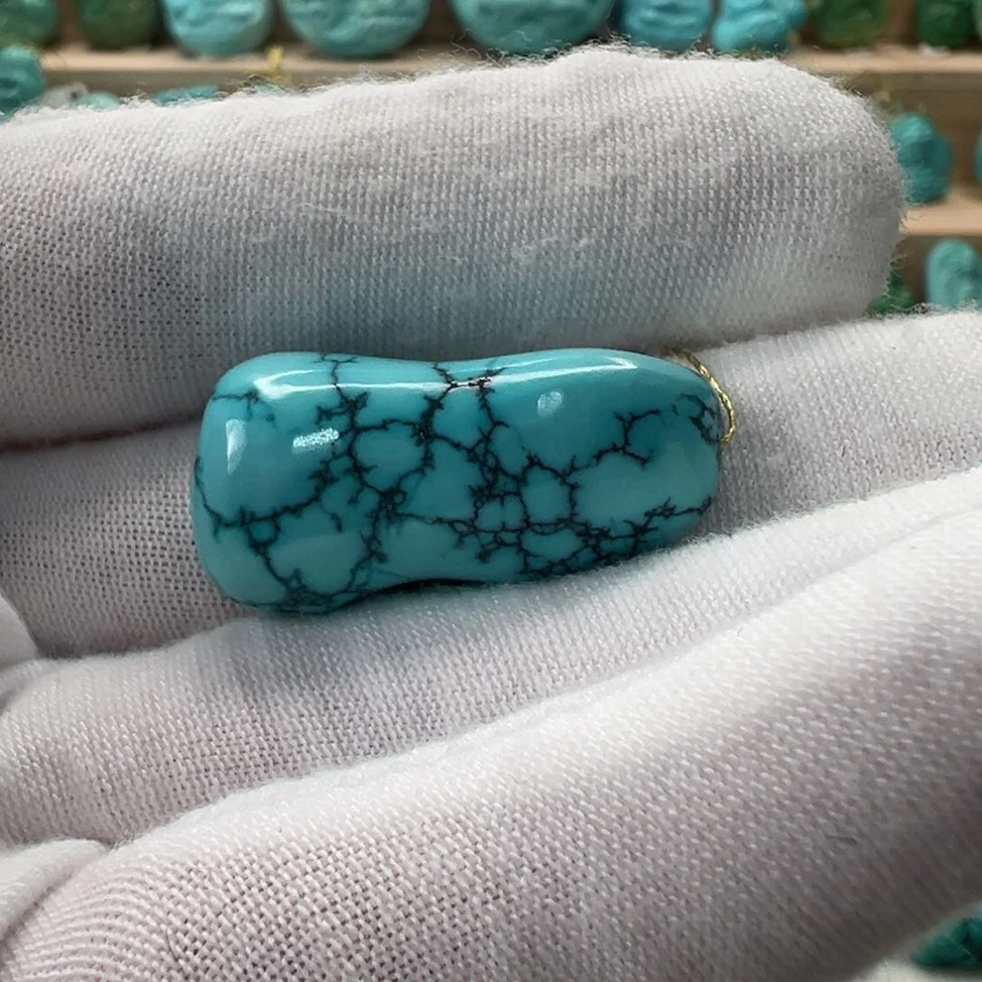 未镶嵌绿松石随形14.5mm