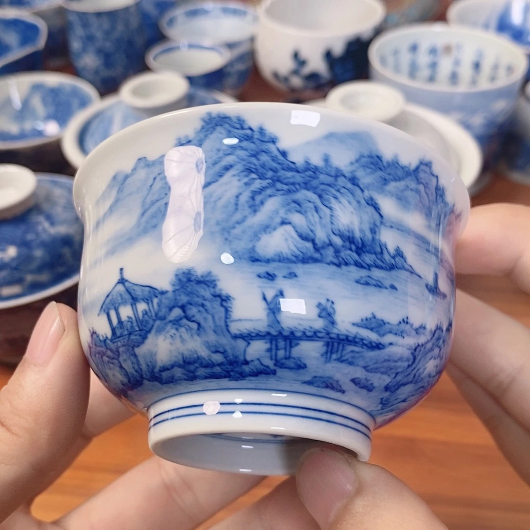 w***l手工手绘柴窑烧制