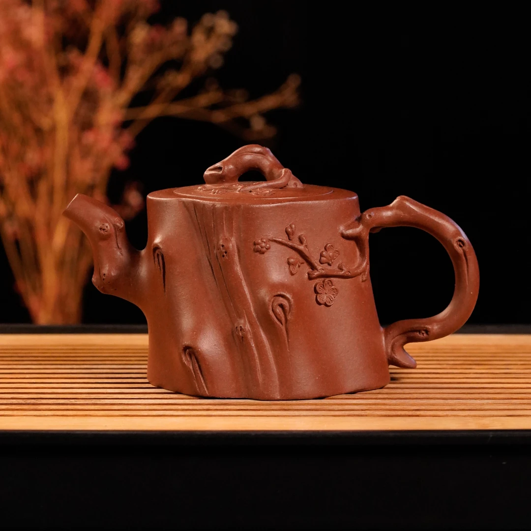 GS19-005   夏国新  宜兴手工紫砂  梅桩