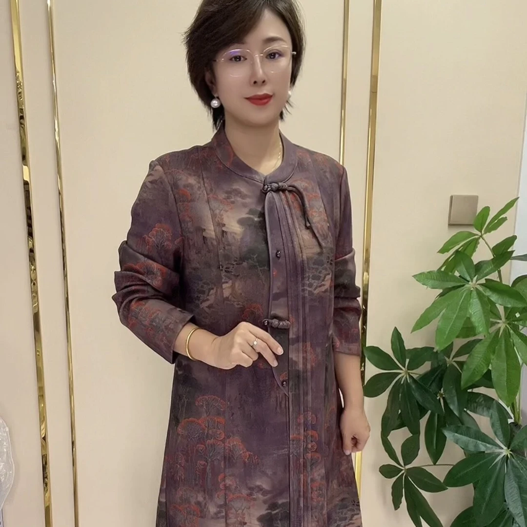 2026【依派推荐】时尚气质妈妈装显瘦洋气连衣裙