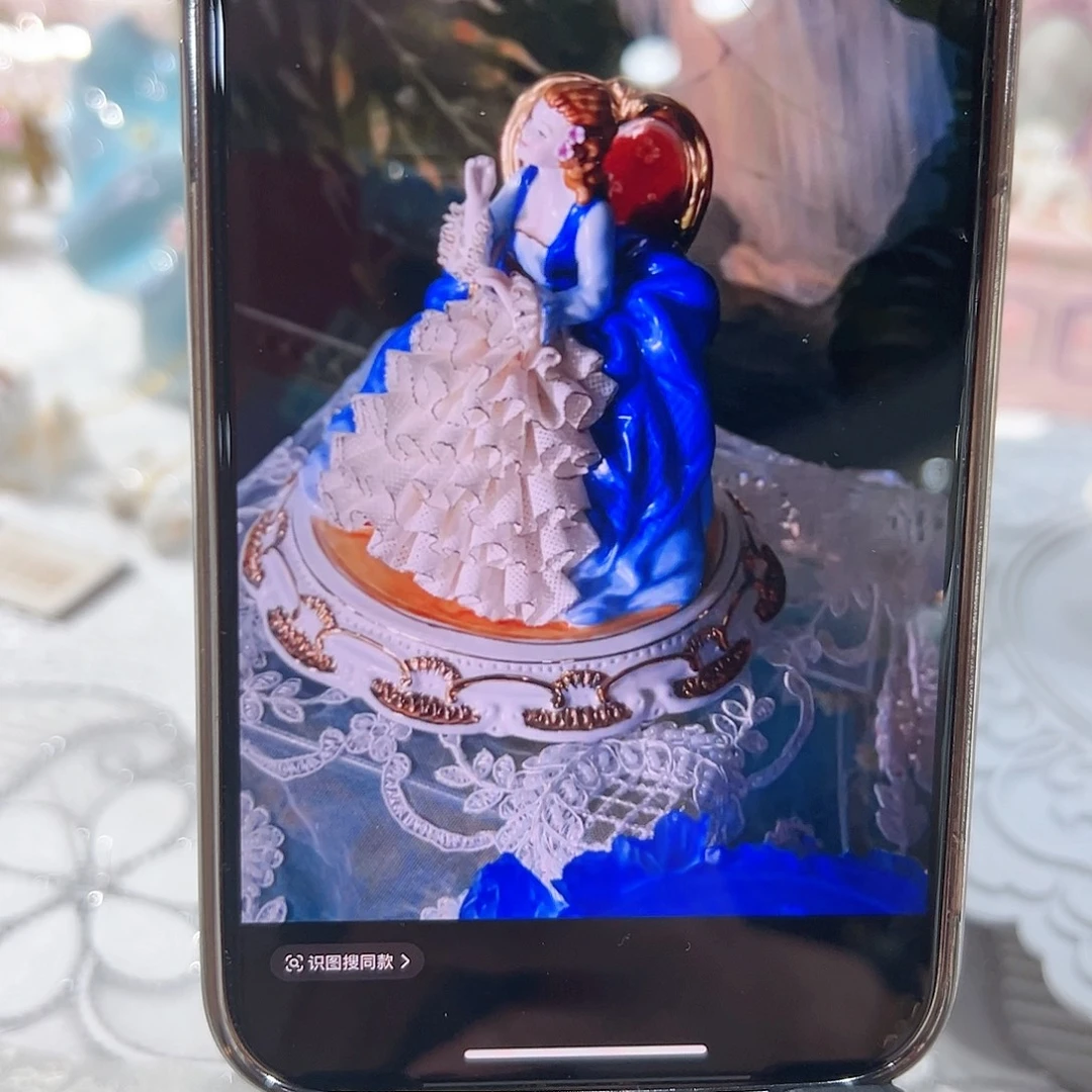 h***k陶瓷福利钴蓝色蕾丝娃娃