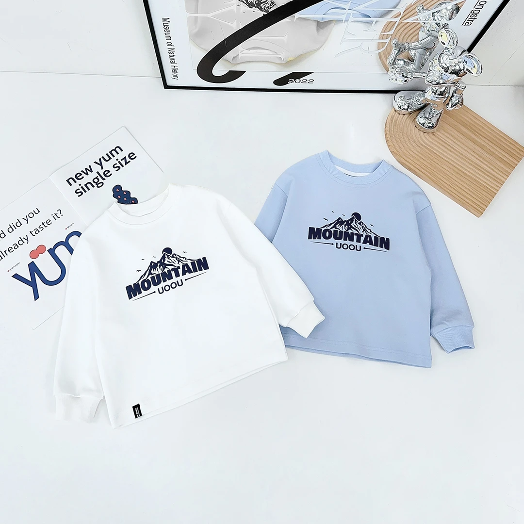 儿童卫衣长袖2025新款春装男童春秋上衣潮牌BQ25071Y悠悠童话童装