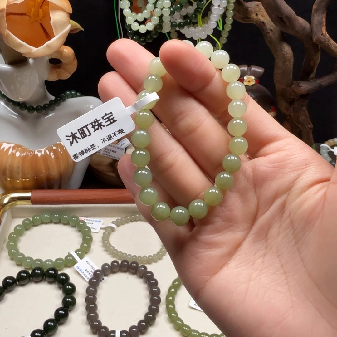 和田玉未镶嵌手串