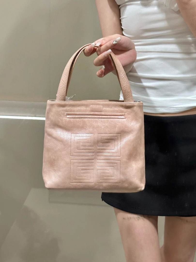 95新 Givenchy/纪梵希 纪梵希 粉色托特手提包(K)