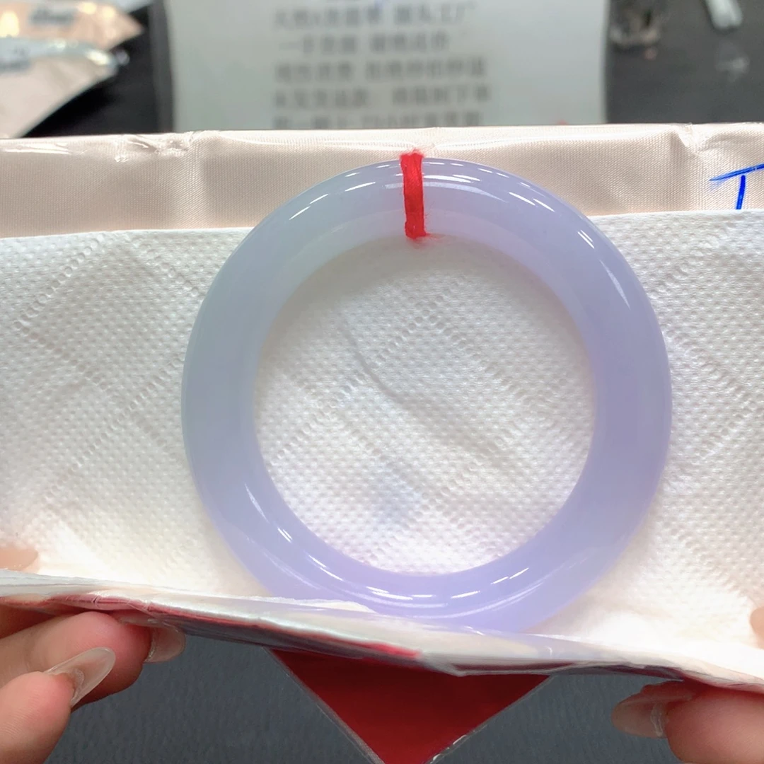 翡翠未镶嵌手镯54圆