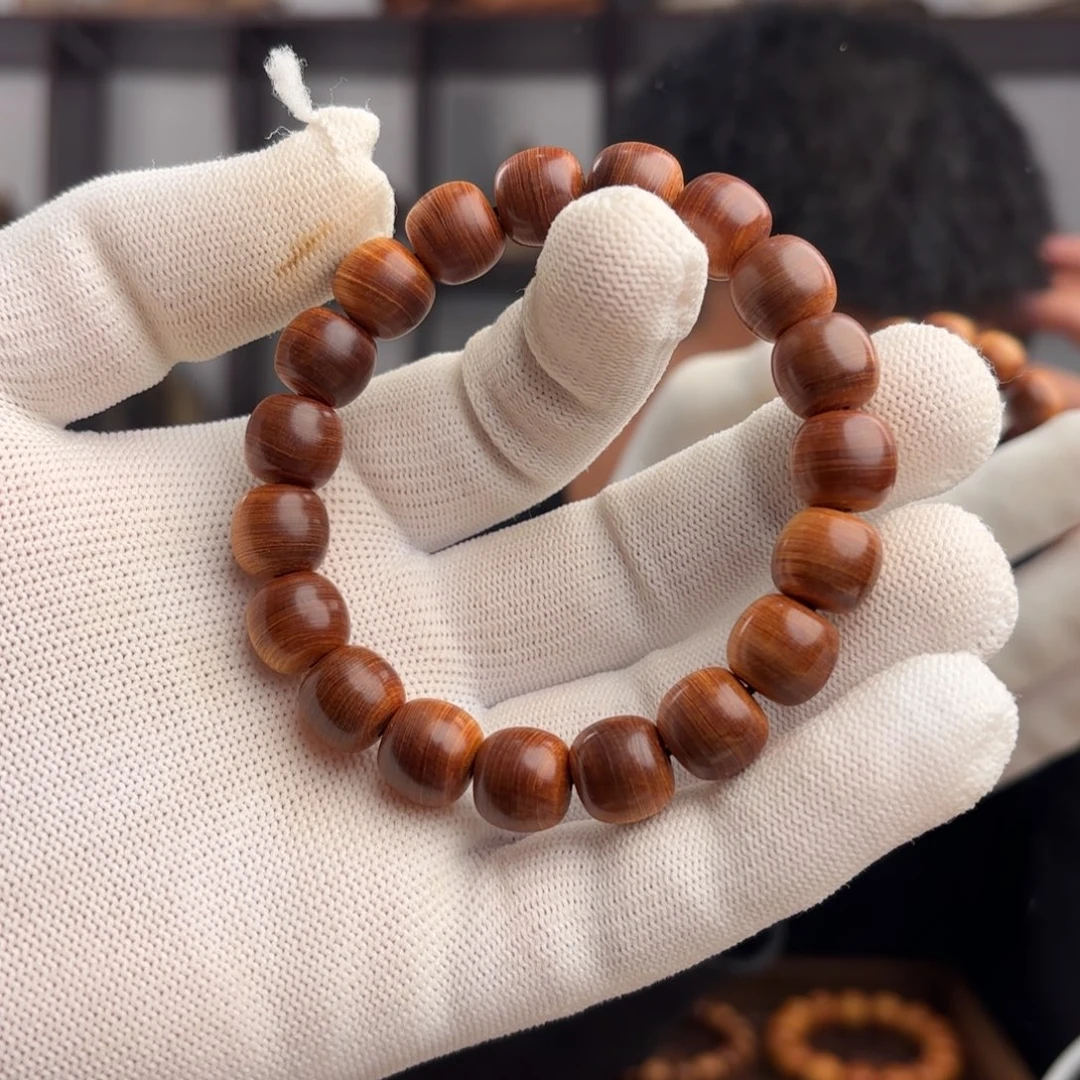 柏木（崖柏）手串/手链11.12干黑油蚕丝纹甜香