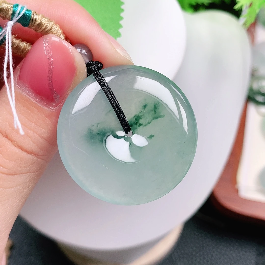 颈饰未镶嵌翡翠平安33-6