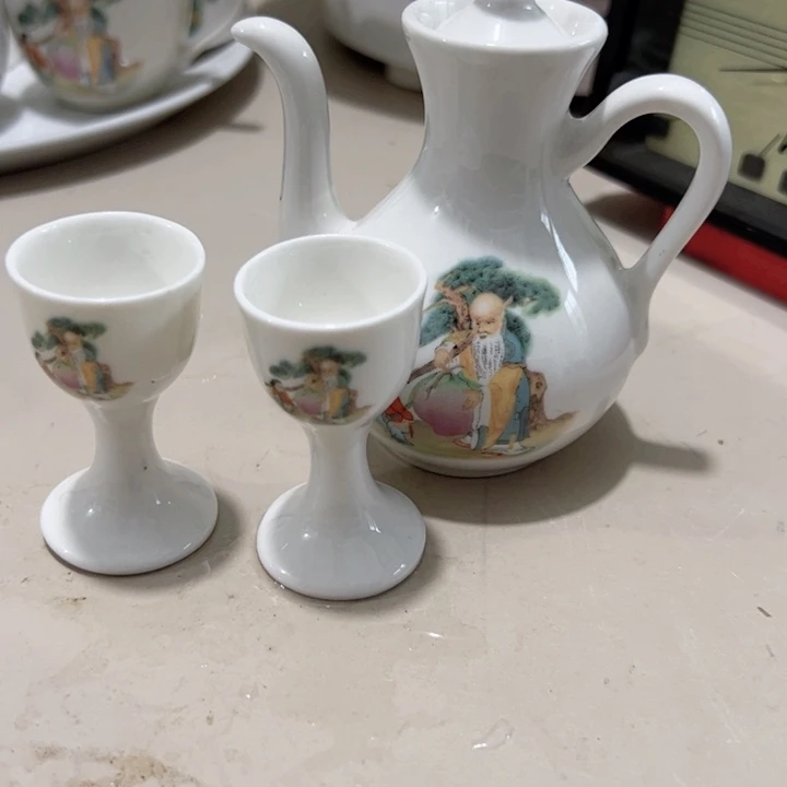 平***心瓷片陶瓷制品寿星