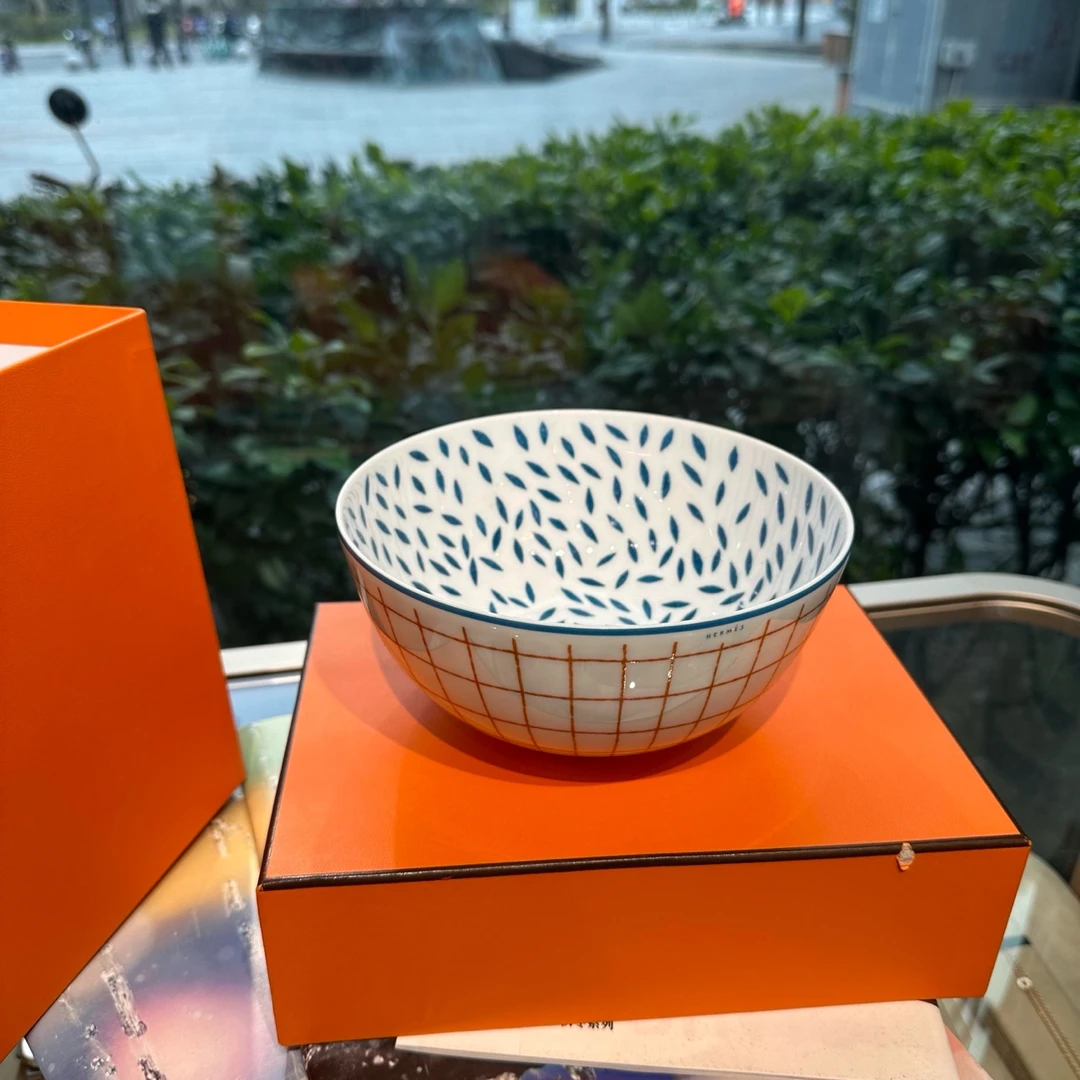 全新未使用 Hermes/爱马仕 全新 爱马仕Hermes 花园漫步 餐碗️