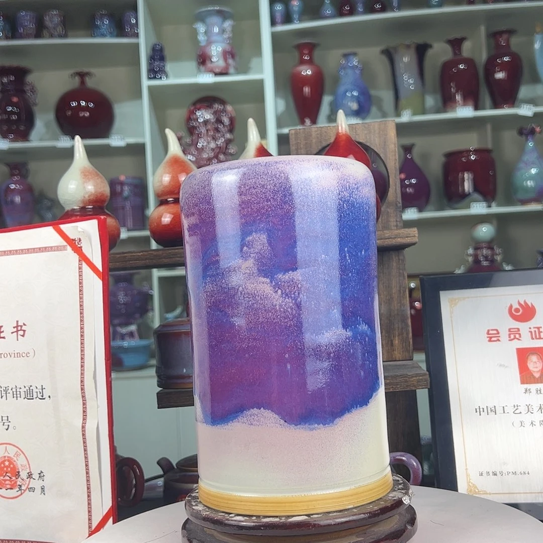 摆件郑家钧窑摆件