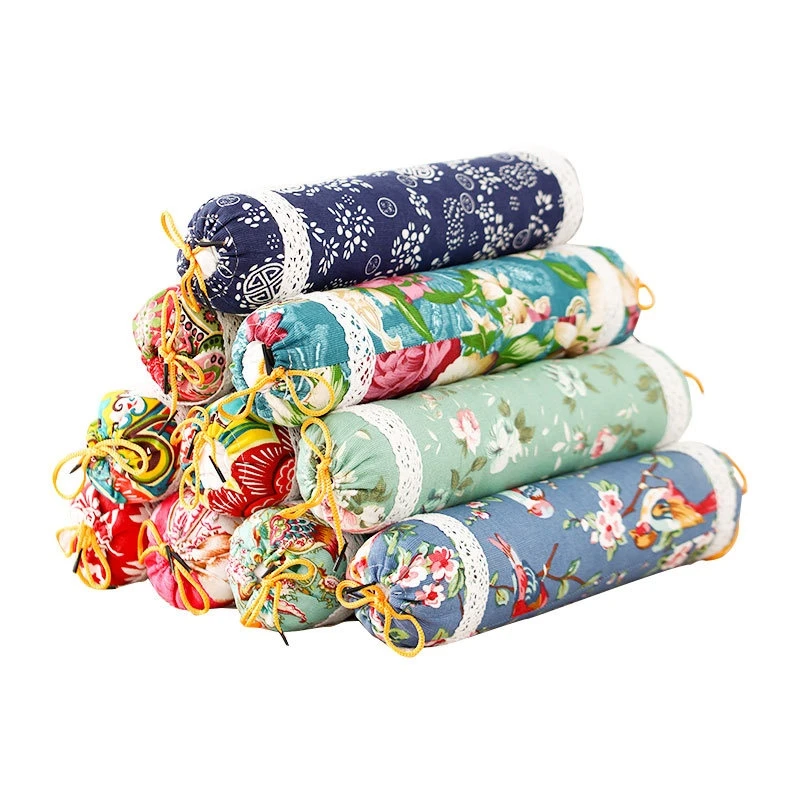 艾草养生枕（荞麦枕圆形热敷矫正牵引家用颈椎枕）枕头护颈枕