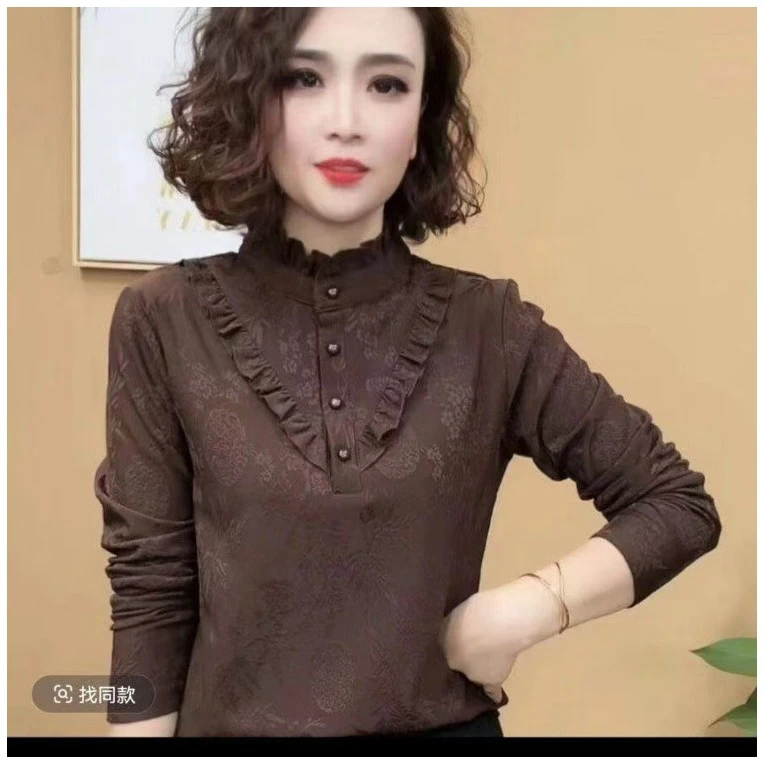 新款长袖卫衣女时尚磨毛一体绒打底衫秋冬季气质减龄遮肉休闲上衣