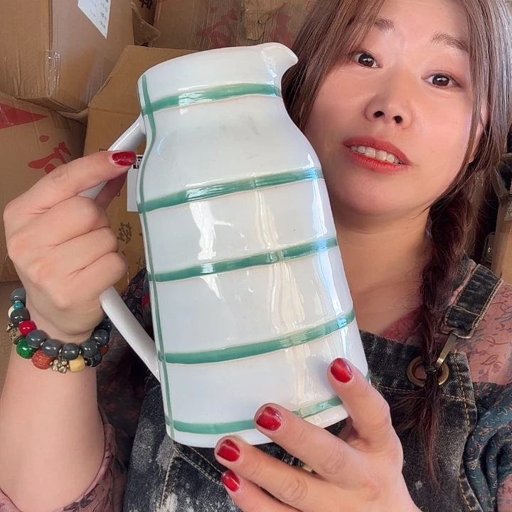 高温陶瓷艺术凉水壶微瑕
