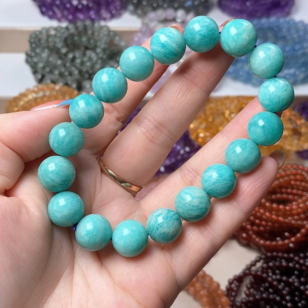 未镶嵌手串天河石43.8