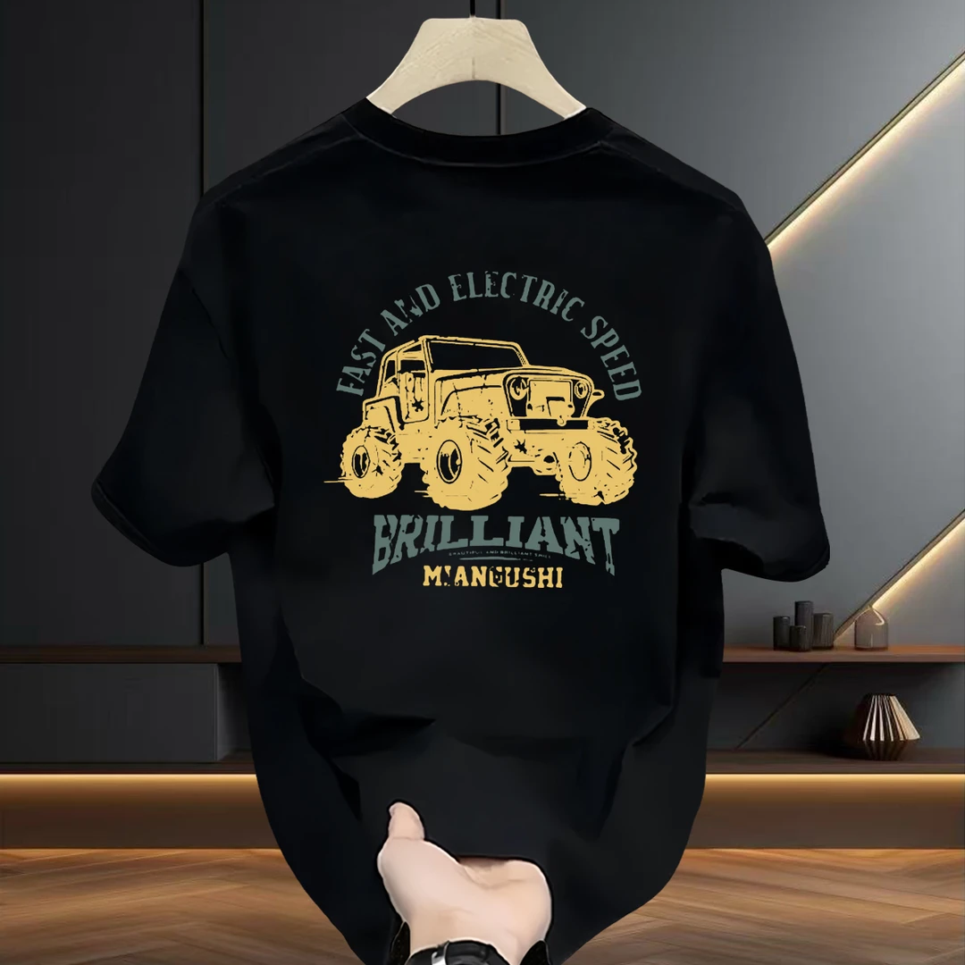 重磅新款短袖潮流新款印花情侣超火短袖体恤ins打底衫宽松上衣