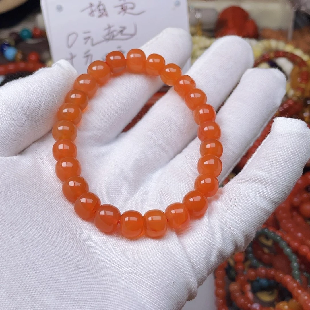 玛瑙/玉髓手链合金秋*凉45626