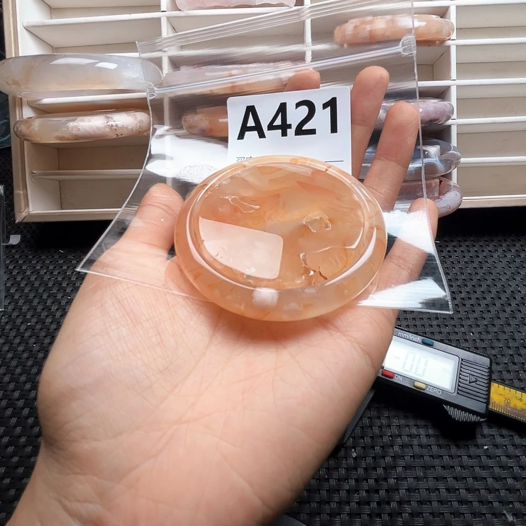 玛瑙/玉髓手镯合金一***一