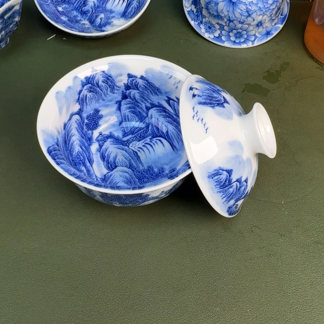 景德镇纯手绘茶具具圆圆299