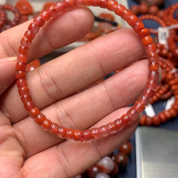 未镶嵌手串南红玛瑙4.8m m