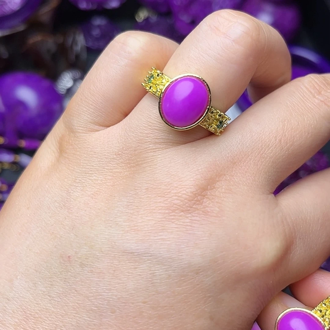 【闪购商品】羽毛非金属南非老料紫舒3