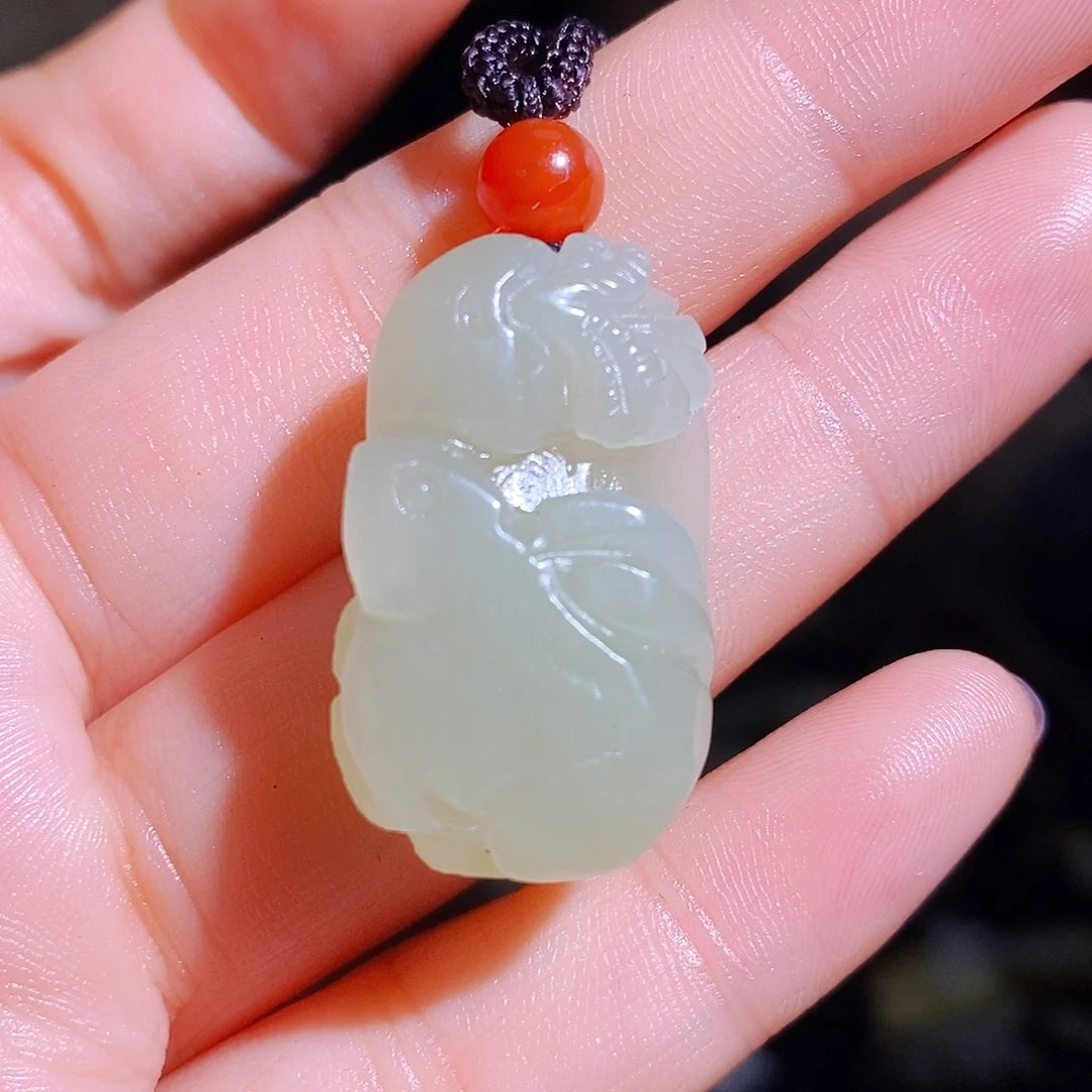 和田玉颈饰未镶嵌