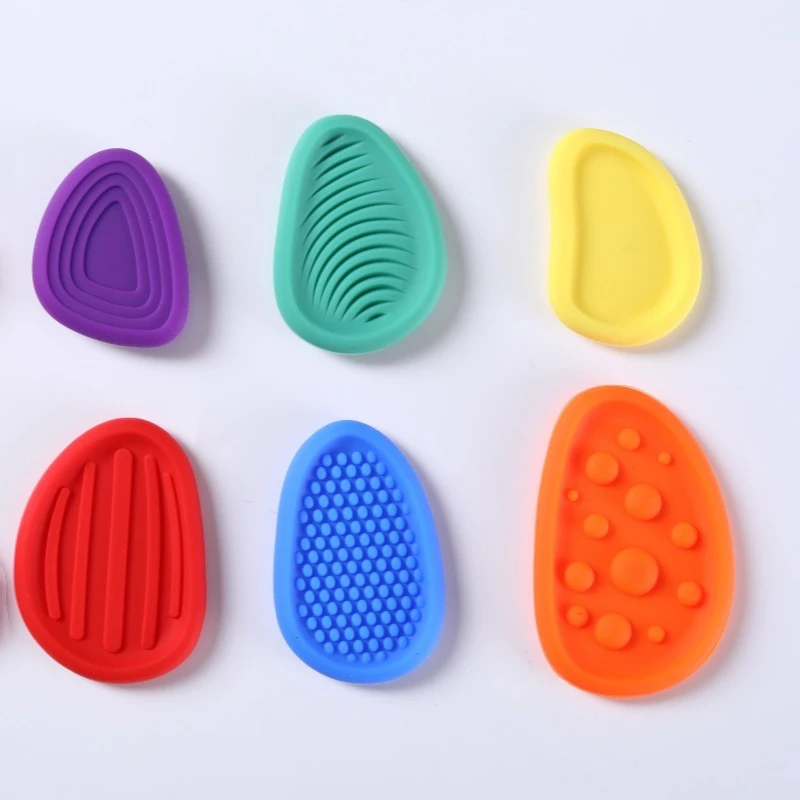 硅胶感官石成人考试缓解焦虑解压神器儿童专注力训练纹理感小玩具