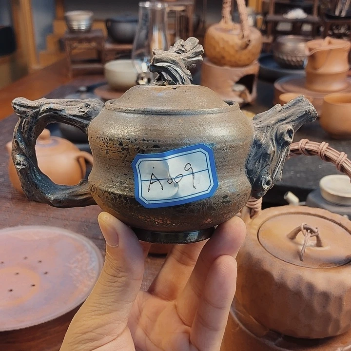 原矿柴烧老岩泥茶具