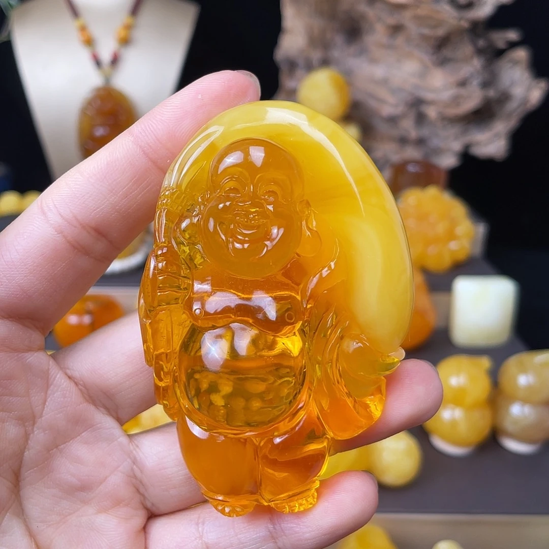 琥珀未镶嵌珠宝奇石