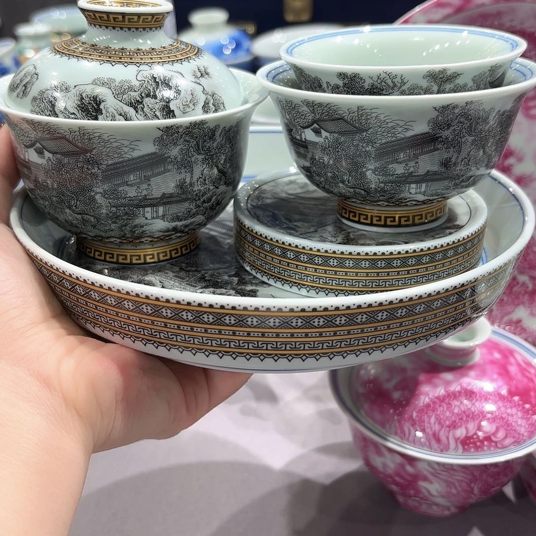 瓷片景德镇瓷器精品展示