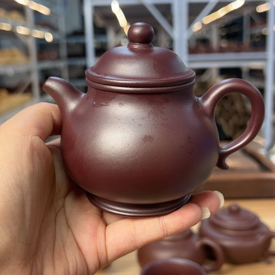 紫砂茶壶黄龙山原矿龙血砂220