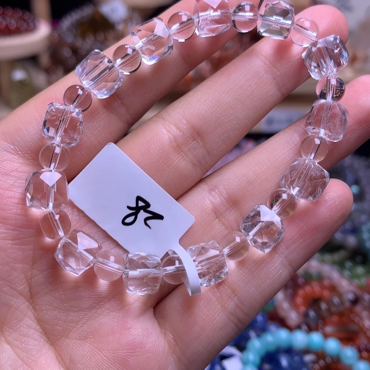 水晶手链未镶嵌卡8➕糖塔白水