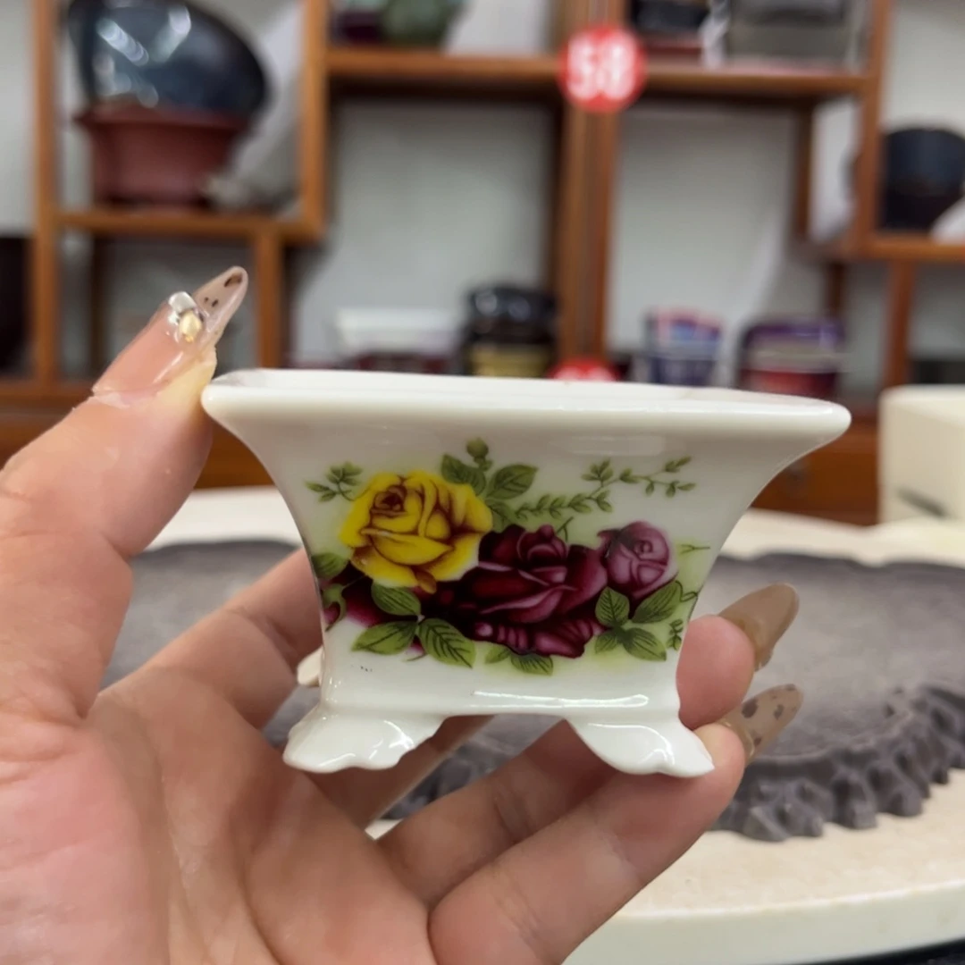 紫砂花盆瑕疵5-8。。。