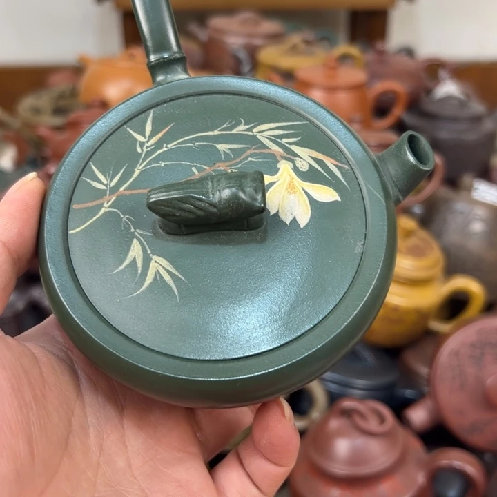 茶壶紫砂紫砂壶盖子磕碰