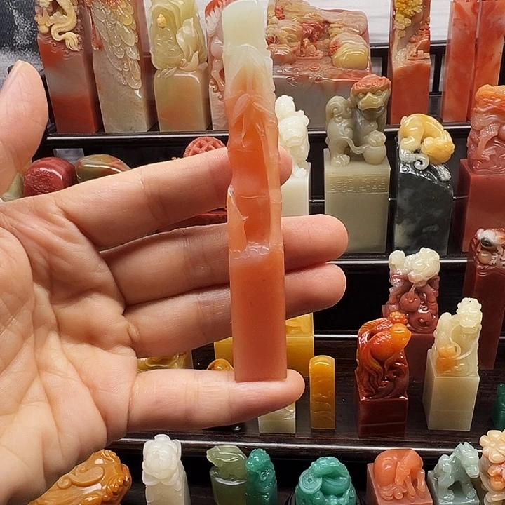 寿山石印石寿山石手工雕刻