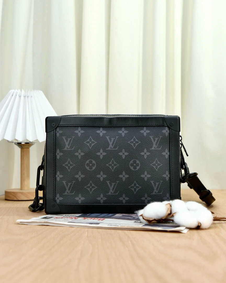99新 LouisVuitton/路易威登 7197  lv 黑老花大盒子