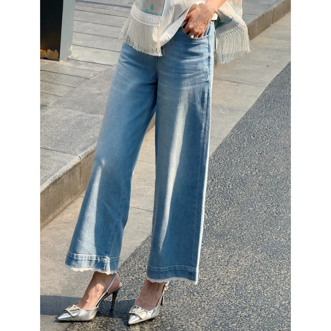 新中式国潮复古百搭网红时尚气质显腿长阔腿裤【诺彤】SH0696