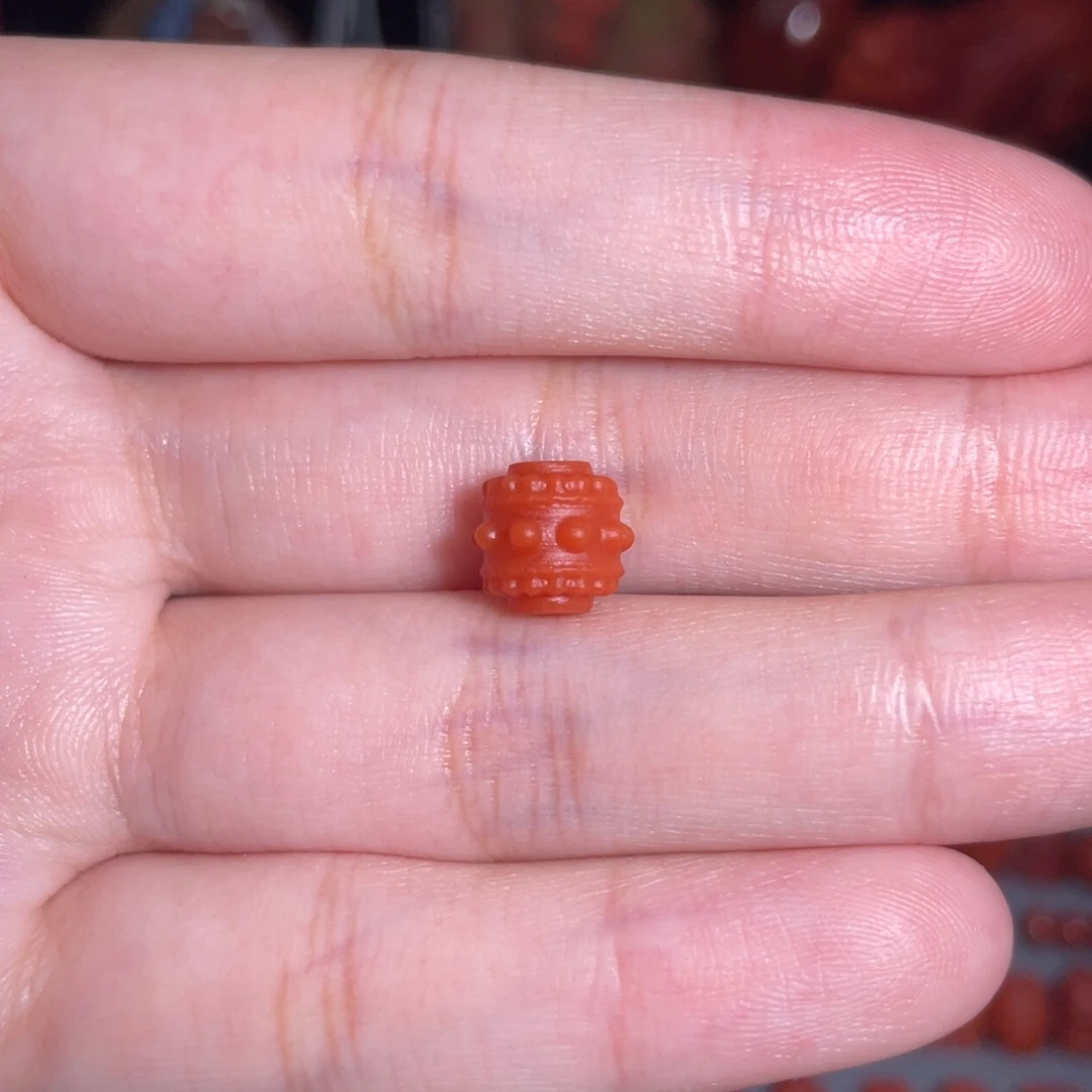 南红玛瑙未镶嵌转经筒8mm+