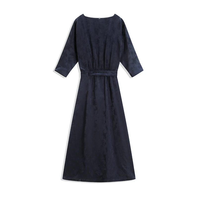 EXCEPTION例外围裹式立裁连衣裙AA25-N1J03