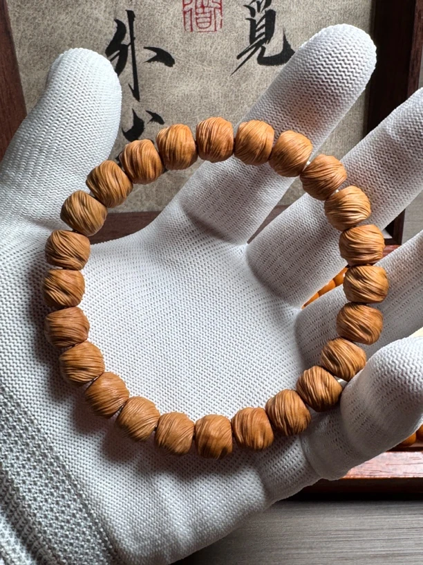 东山猴头 原皮原色全品无相猴头核桃手串【鬼印】