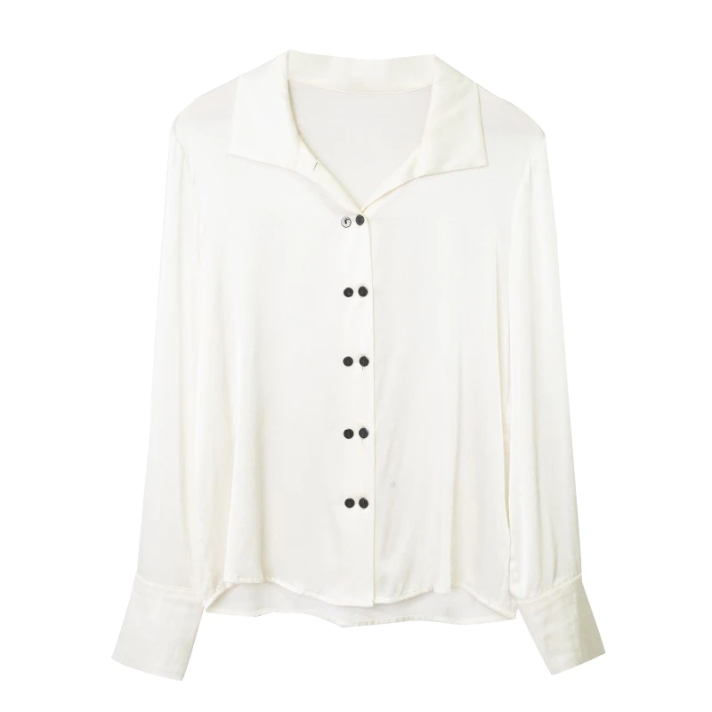 潮流时尚双扣排扣衬衣 C2045B