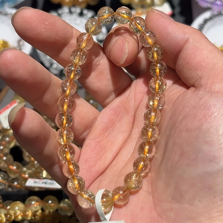 水晶手链未镶嵌发晶