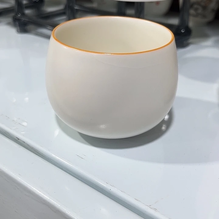 汝窑白色主人杯一个