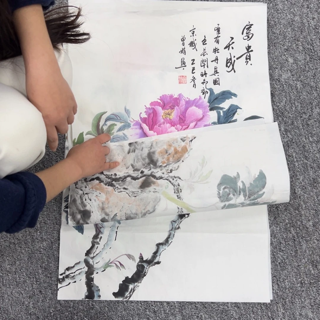 国画纯手绘字画教程分享