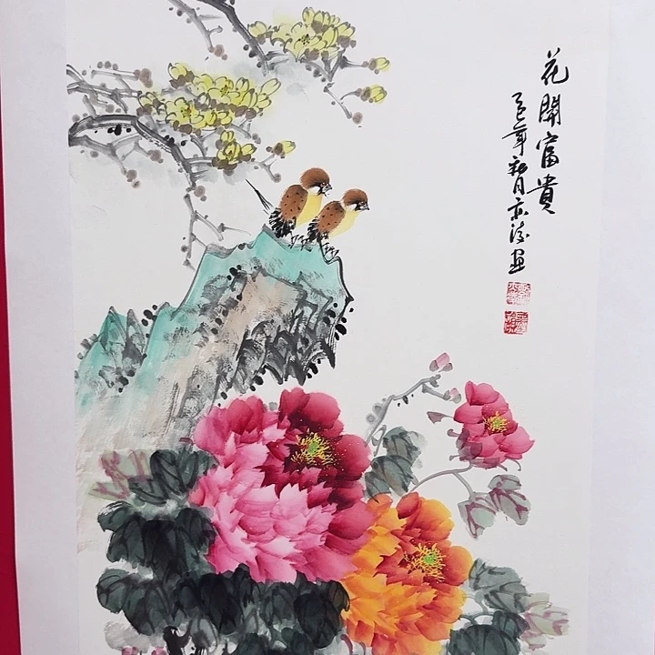 国画刘老师3平尺精品