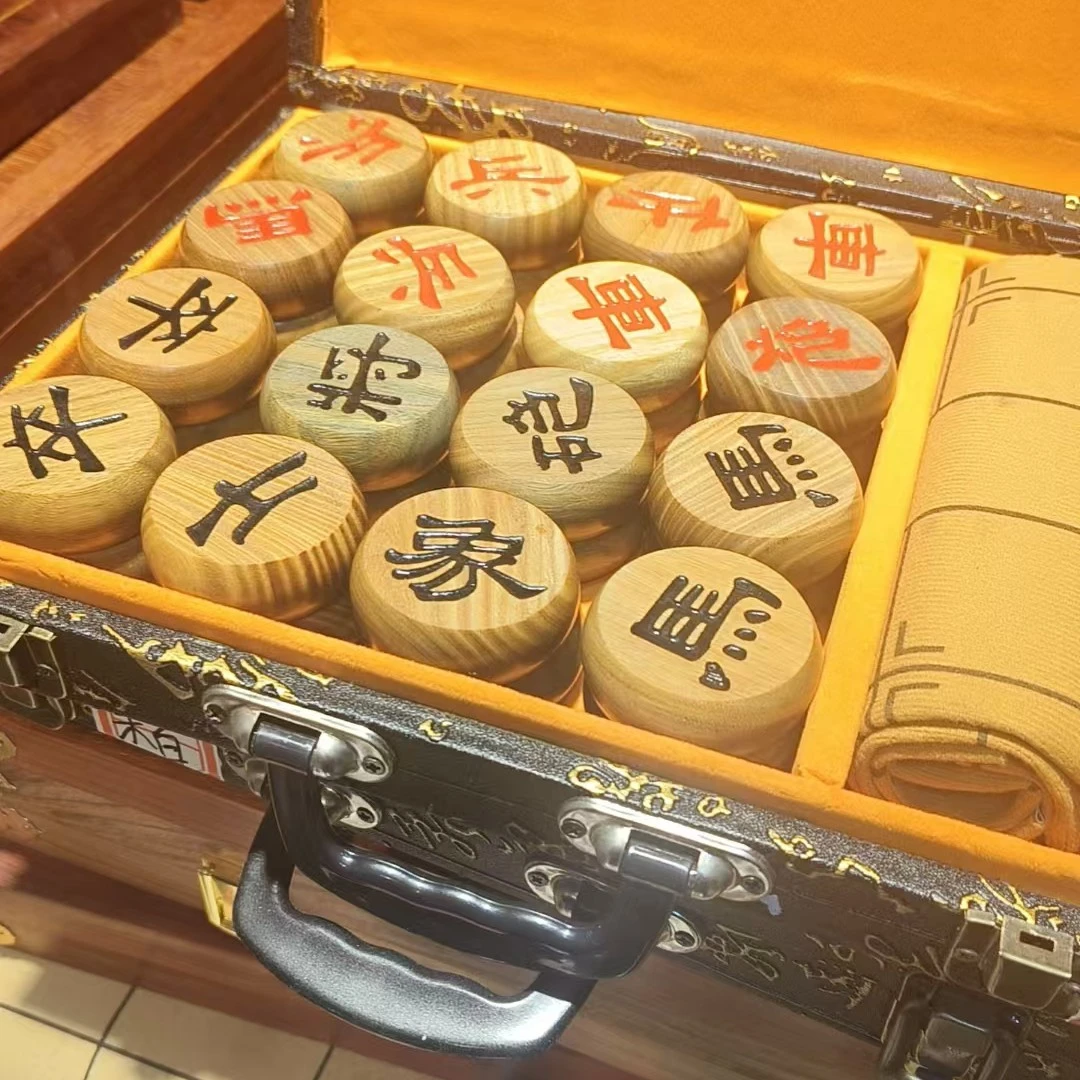 绿檀五分实木象棋