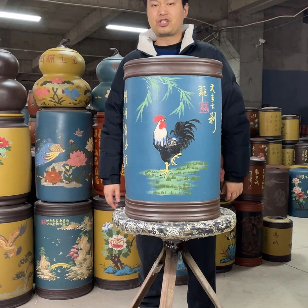 宜兴原矿紫砂茶叶罐