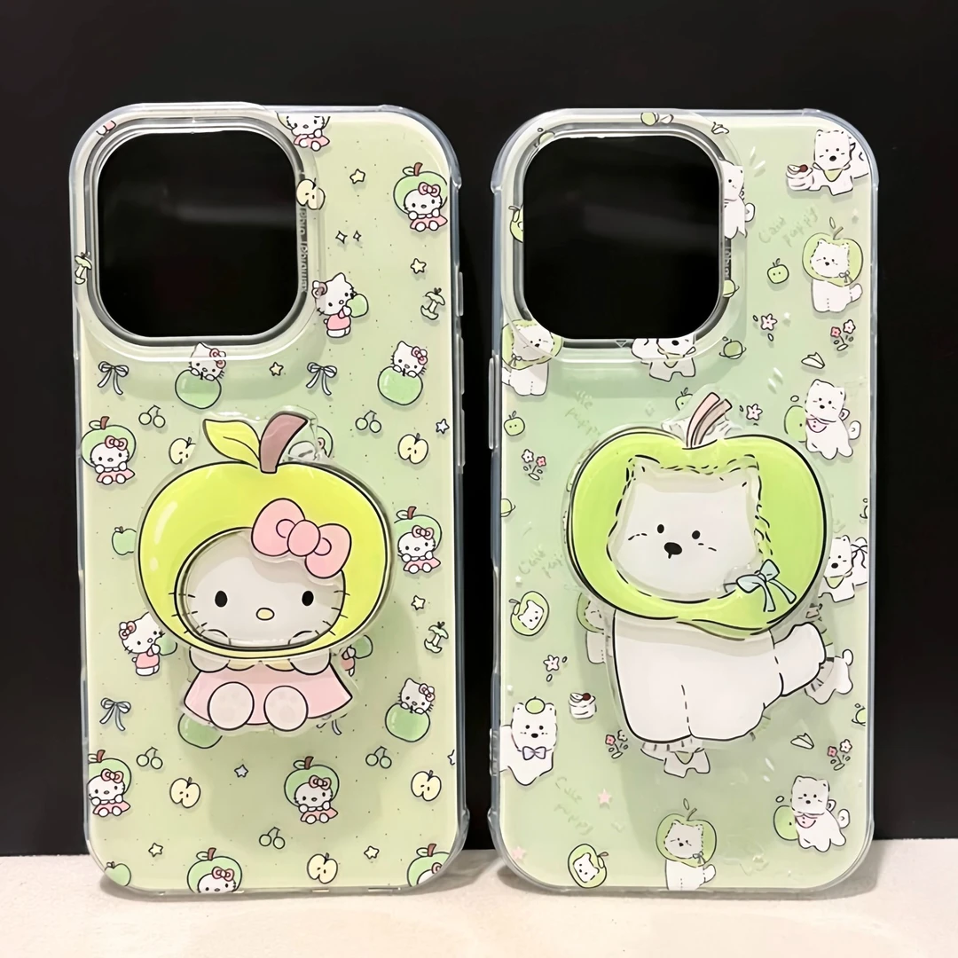 青苹果KT西高地适用苹果华为vivo小米oppo女iphone15/16/14手机壳