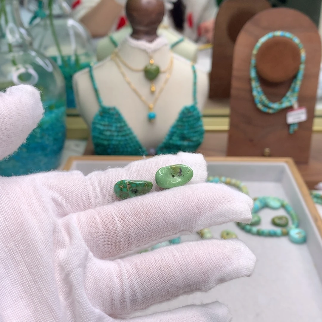 绿松石未镶嵌配饰