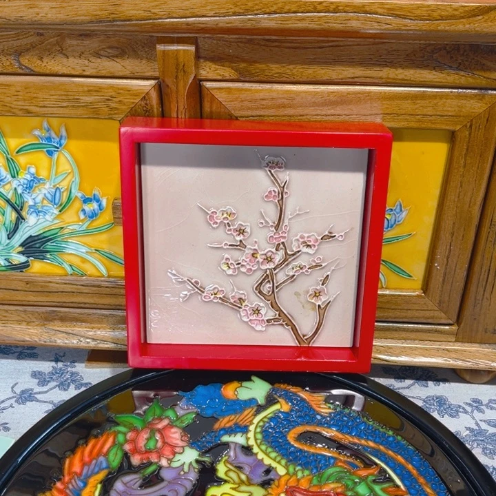 盖子款瓷板画艺术作品